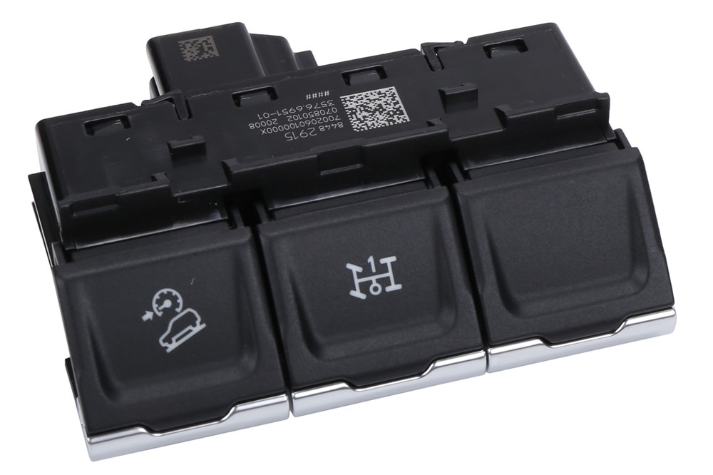 GM Genuine Parts Black Passenger Side Instrument Panel Center Accessory Switch