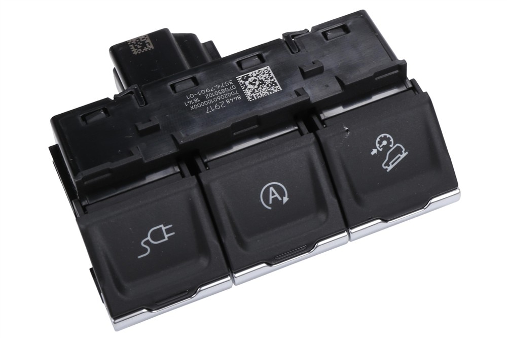 GM Genuine Parts Black Passenger Side Instrument Panel Center Accessory Switch
