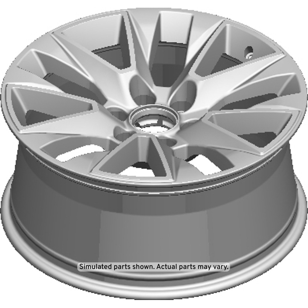 GM Genuine Parts Light Argent 20x9.0in Aluminum Front and Rear Wheel