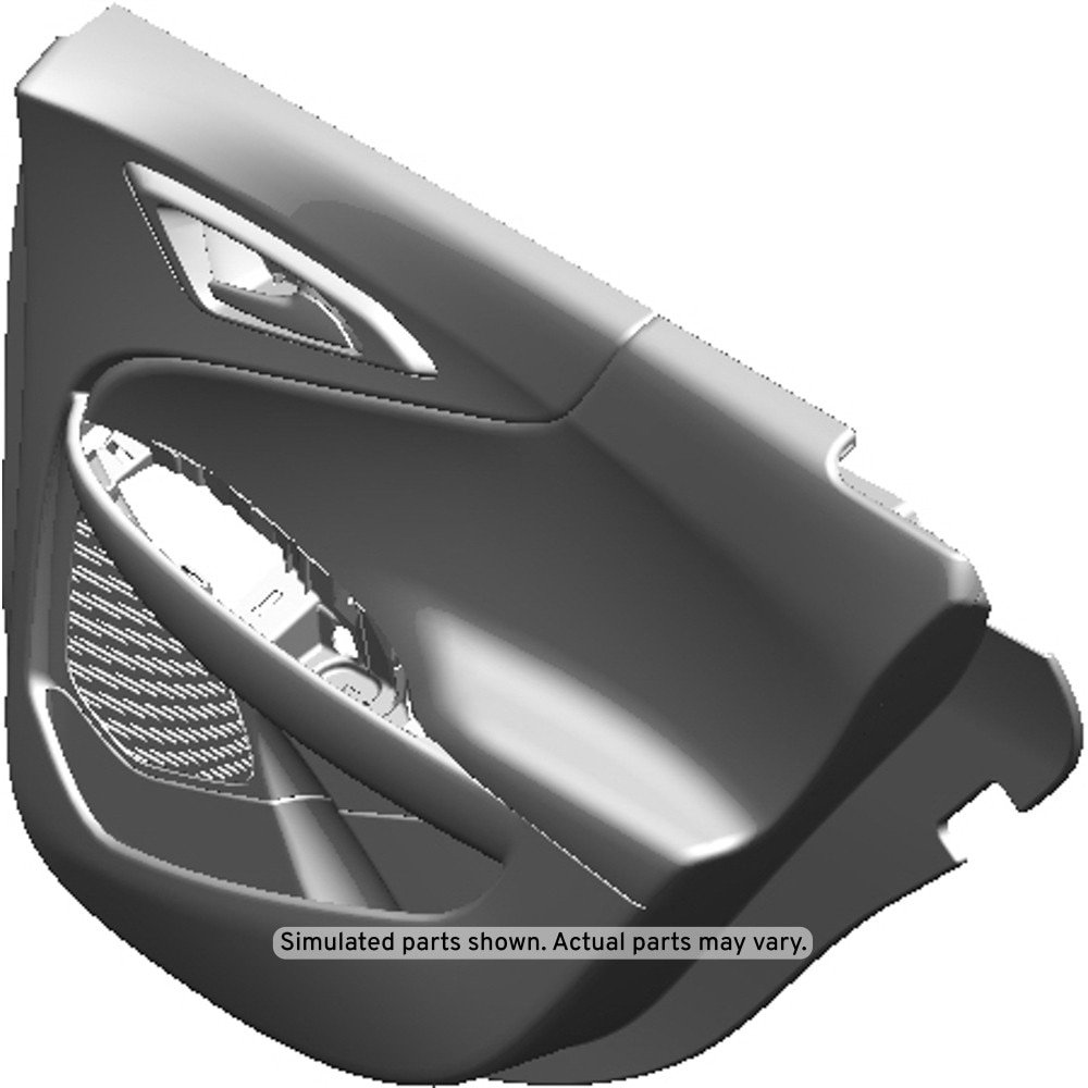 GM Genuine Parts Dark Atmosphere Rear Passenger Side Door Trim
