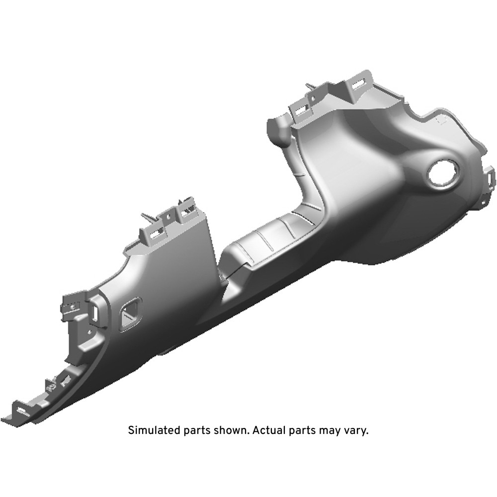 GM Genuine Parts Black Driver Side Instrument Panel Knee Bolster