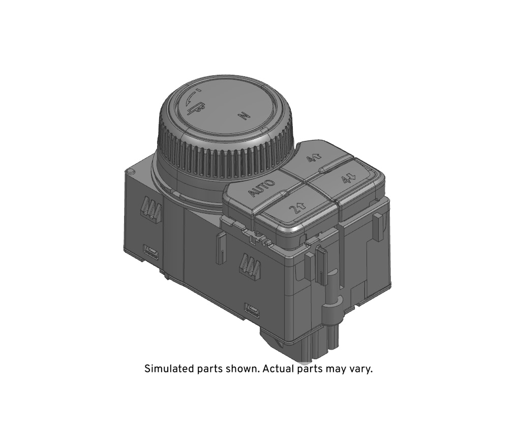 GM Genuine Parts Jet Black Ride Control Switch