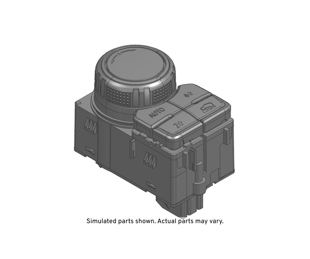 GM Genuine Parts Jet Black Ride Control Switch