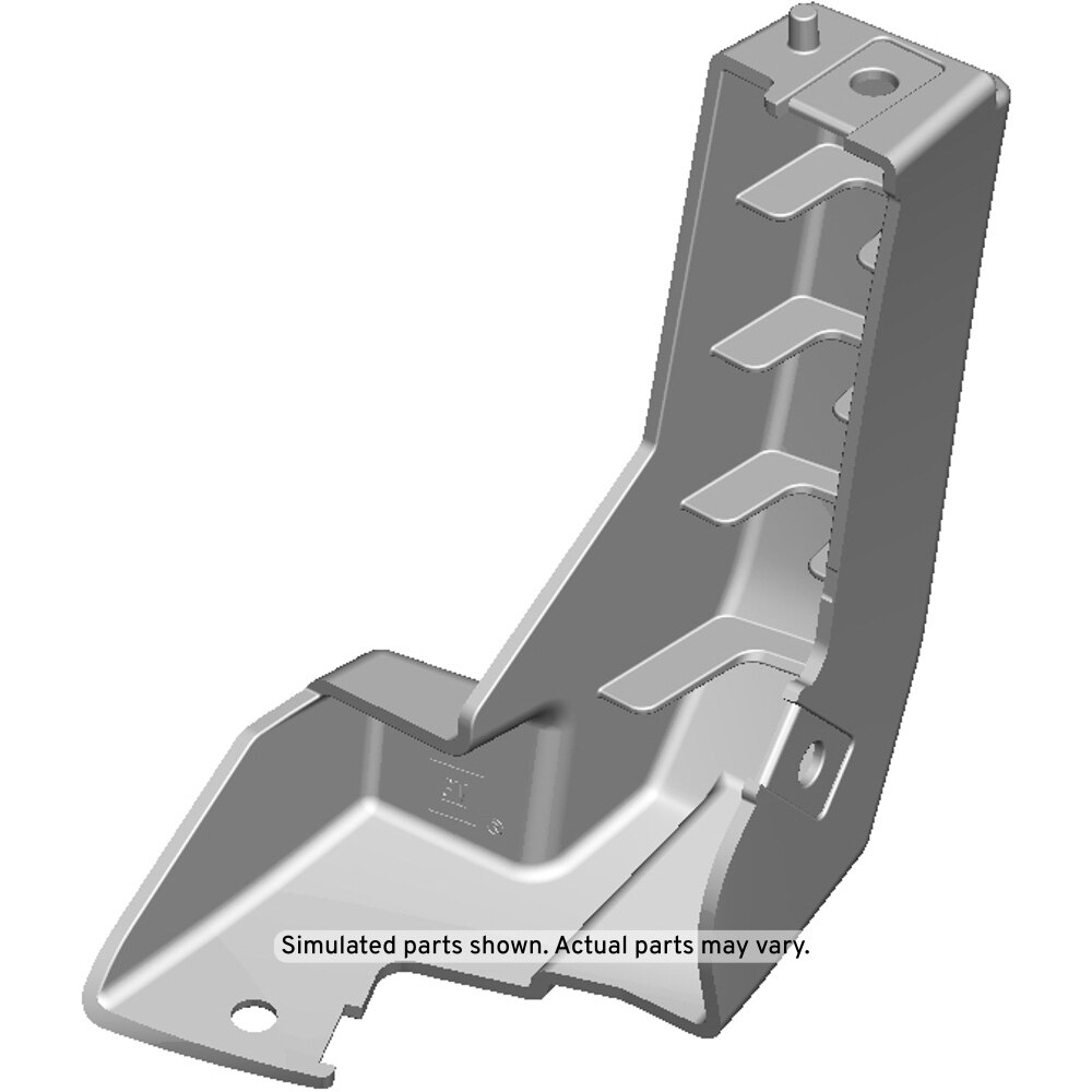 GM Genuine Parts Front Passenger Side Bumper Fascia Lower Reinforcement