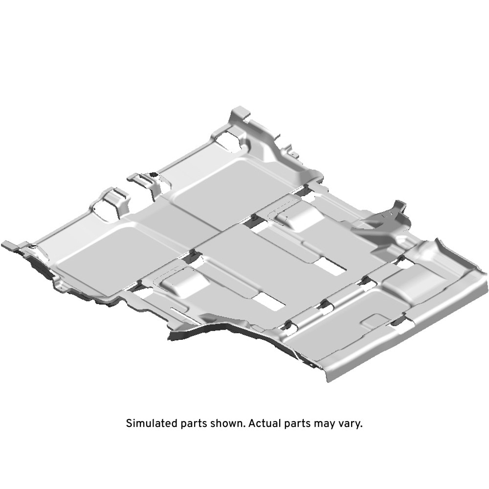 GM Genuine Parts Jet Black Floor Panel Carpet