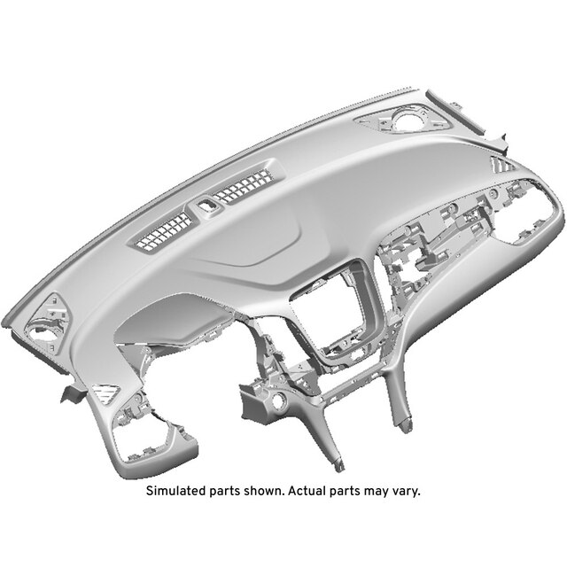 GM Genuine Parts Black Instrument Panel Lower Trim Panel
