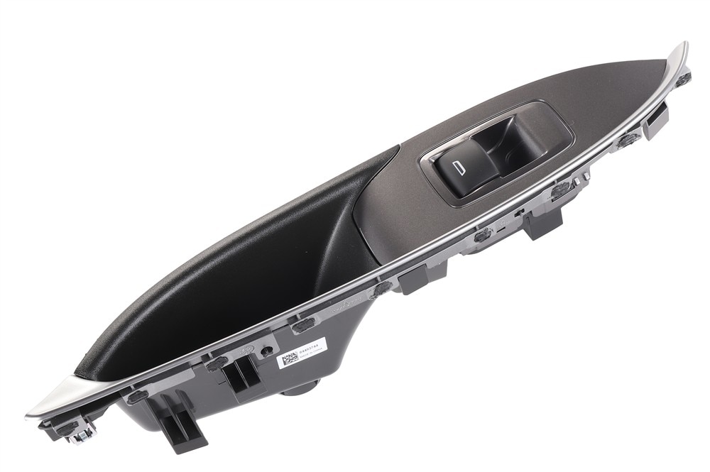 GM Genuine Parts Liquid Palladium Dark Metallic Passenger Side Door Window Switch Panel