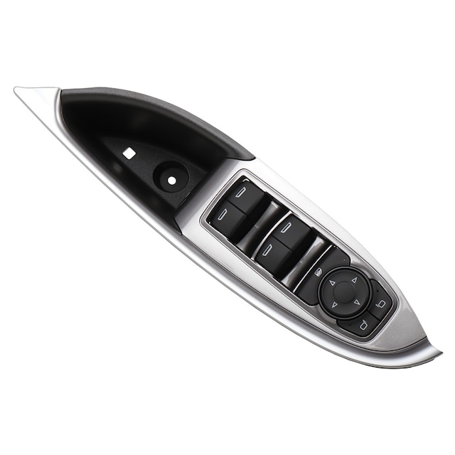 GM Genuine Parts Liquid Palladium Dark Metallic Passenger Side Door Window Switch Panel