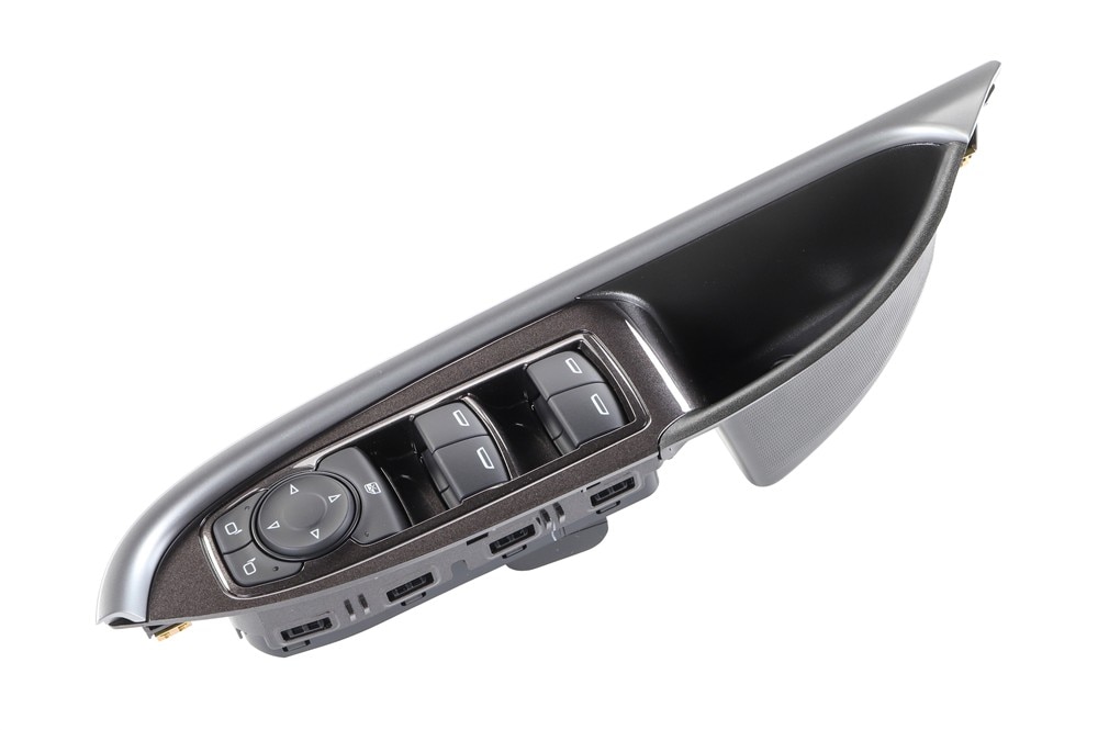 GM Genuine Parts French Roast Metallic Passenger Side Door Window Switch Panel
