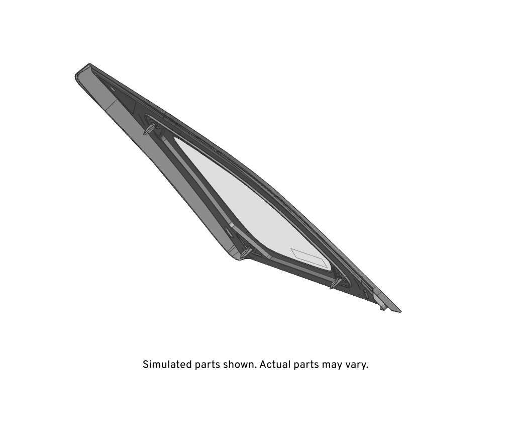GM Genuine Parts Passenger Side Quarter Window