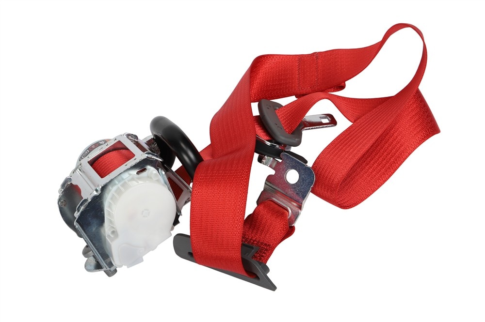 GM Genuine Parts Red Front Passenger Side Seat Belt Retractor Kit
