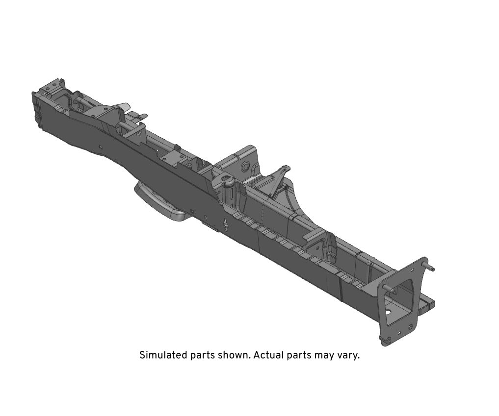 GM Genuine Parts Driver Side Underbody Rear Side Rail