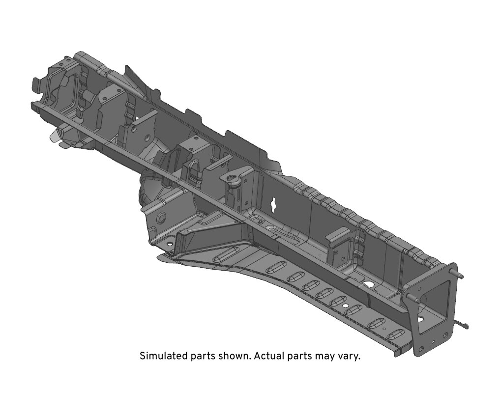 GM Genuine Parts Passenger Side Underbody Rear Side Rail