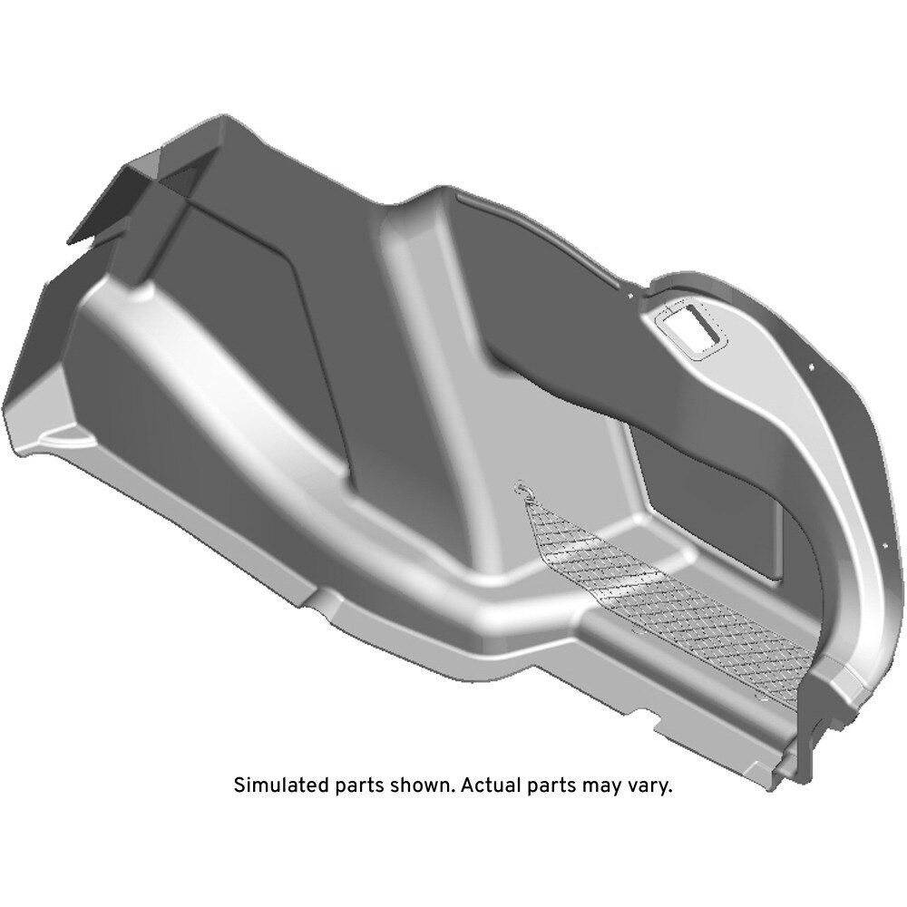 GM Genuine Parts Black Diamond Rear Compartment Passenger Side Trim
