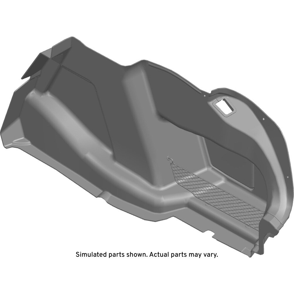 GM Genuine Parts Black Diamond Rear Compartment Passenger Side Trim