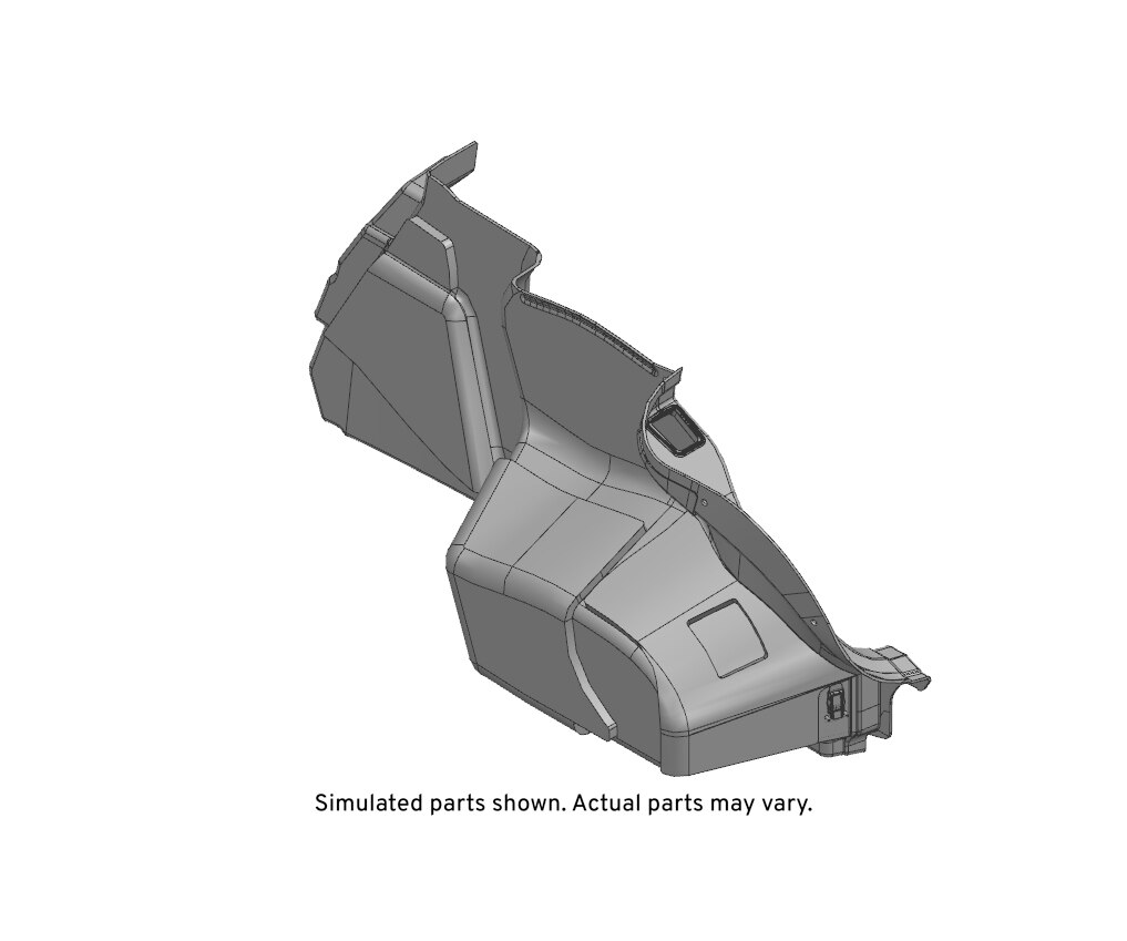 GM Genuine Parts Black Diamond Driver Side Rear Compartment Side Trim