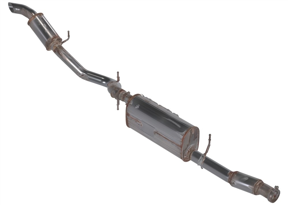 GM Genuine Parts Exhaust Muffler with Exhaust Pipe