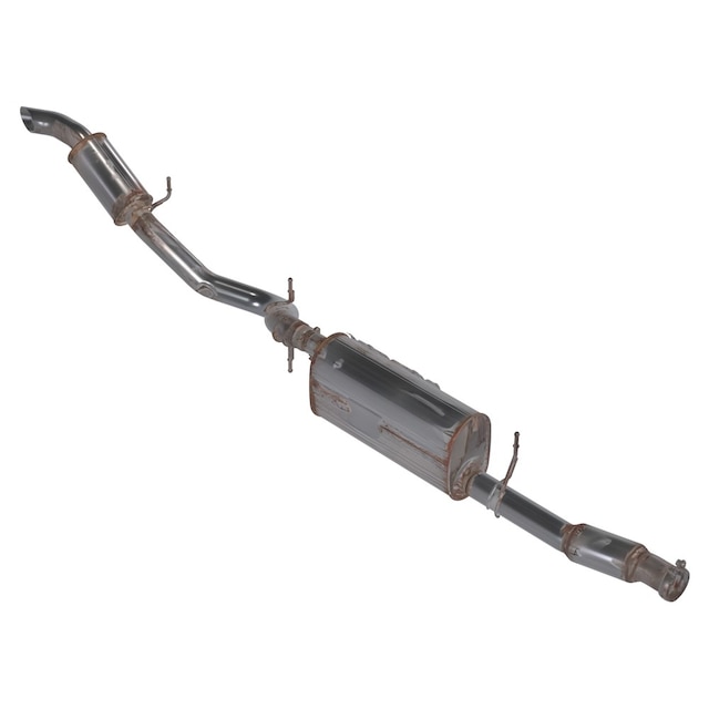 GM Genuine Parts Exhaust Muffler with Exhaust Pipe