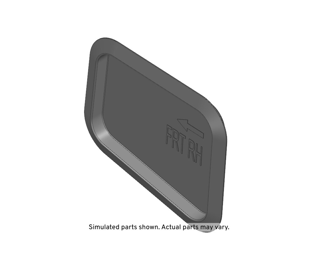 GM Genuine Parts Passenger Side Door Mirror Nut Access Hole Plug