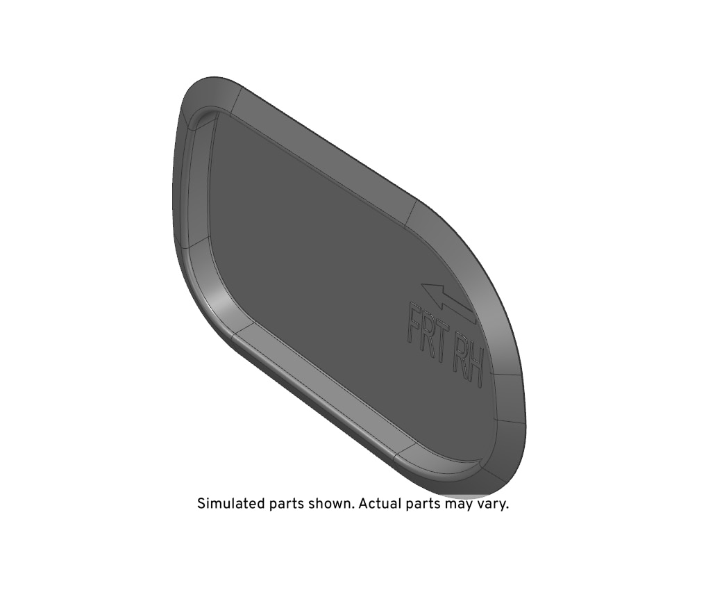 GM Genuine Parts Passenger Side Door Mirror Nut Access Hole Plug