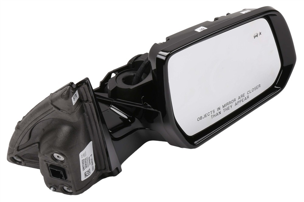 GM Genuine Parts Black Passenger Side Door Mirror without Cover