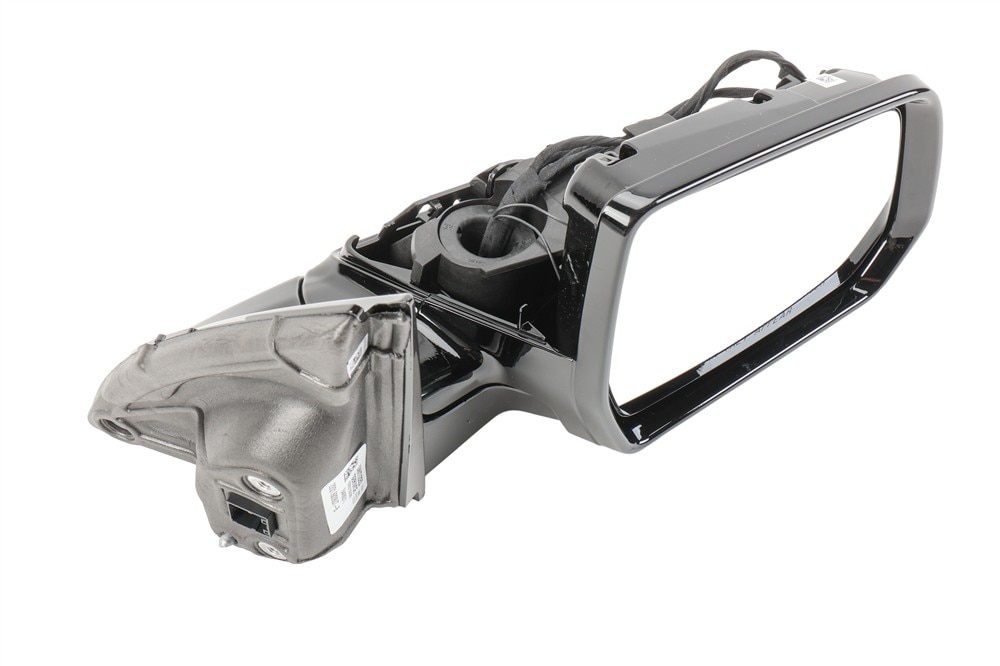 GM Genuine Parts Black Passenger Side Door Mirror without Cover