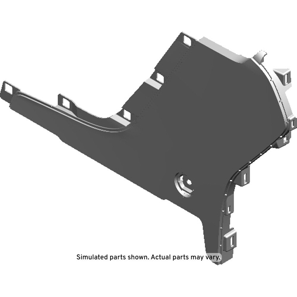 GM Genuine Parts Platinum Front Floor Console Rear Trim Panel