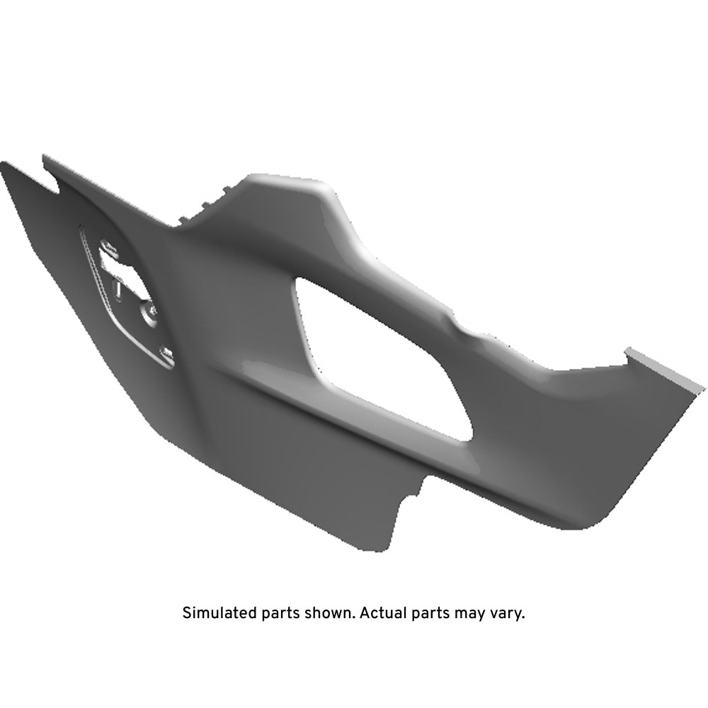 GM Genuine Parts Very Light Platinum Front Driver Side Floor Console Extension Panel