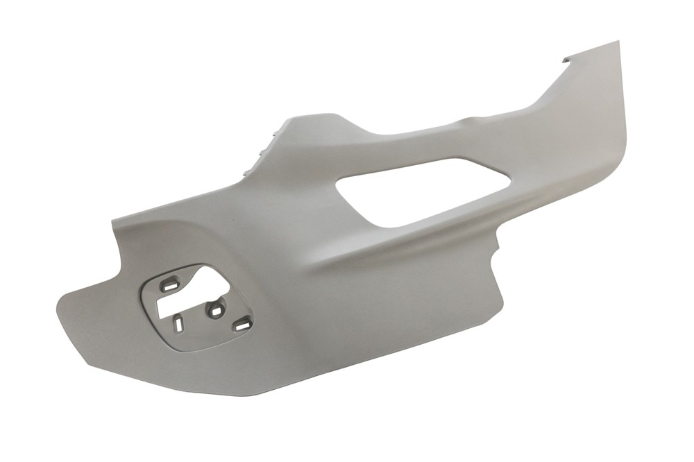 GM Genuine Parts Med Ash Gray Front Driver Side Floor Console Extension Panel