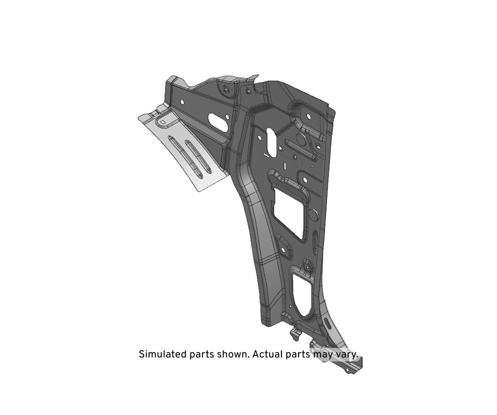 GM Genuine Parts Driver Side Body Hinge Pillar Inner Panel
