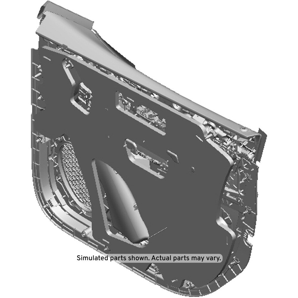 GM Genuine Parts Black Front Driver Side Door Trim