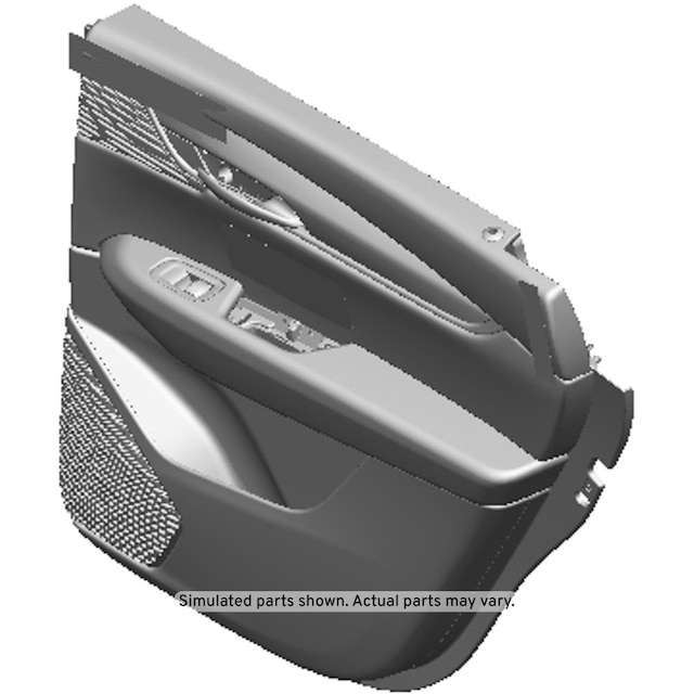 GM Genuine Parts Black Rear Passenger Side Door Trim