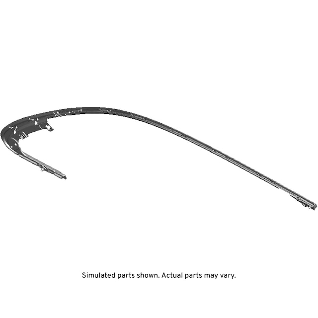GM Genuine Parts Black Front Passenger Side Door Window Upper Reveal Molding