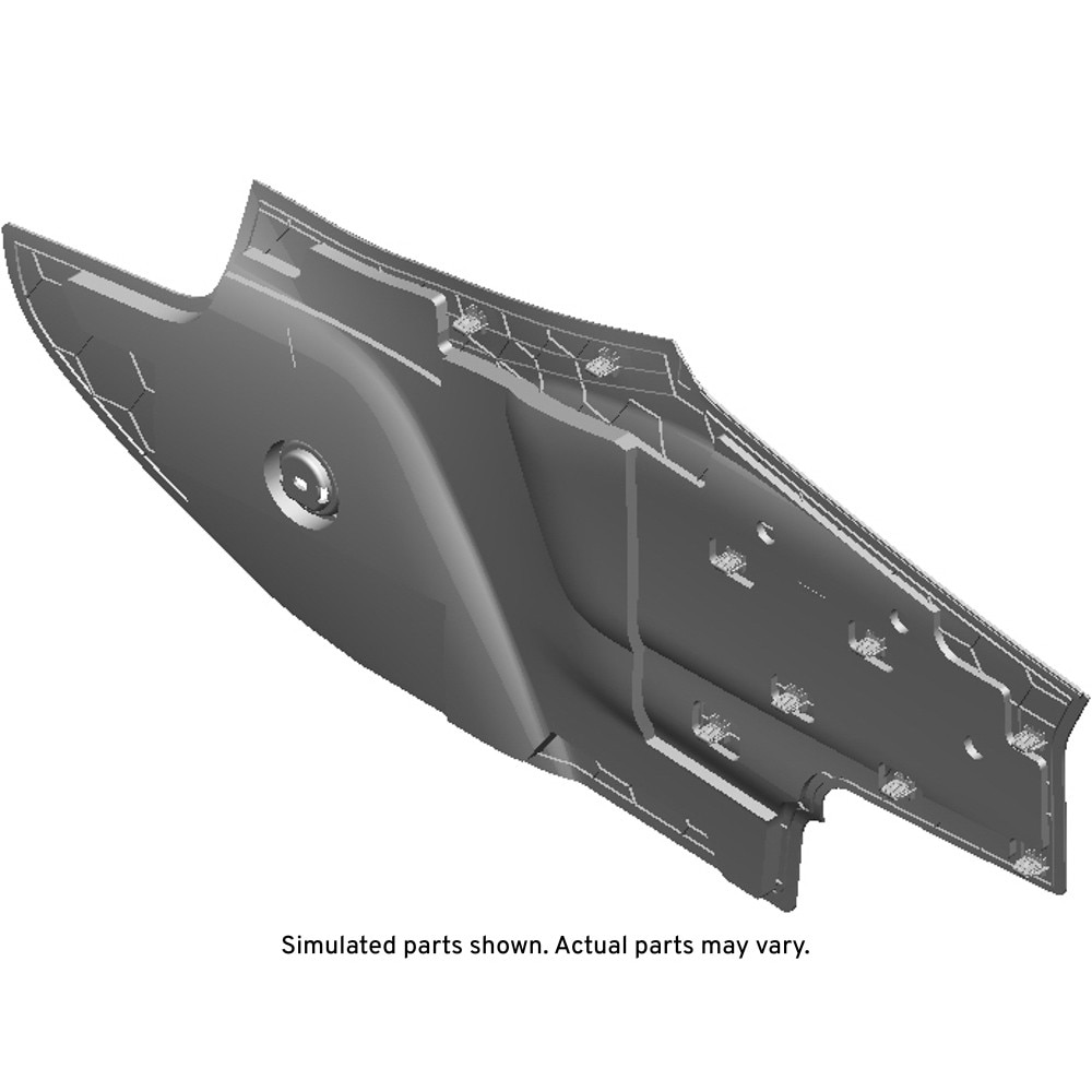 GM Genuine Parts Jet Black Passenger Side Console Panel