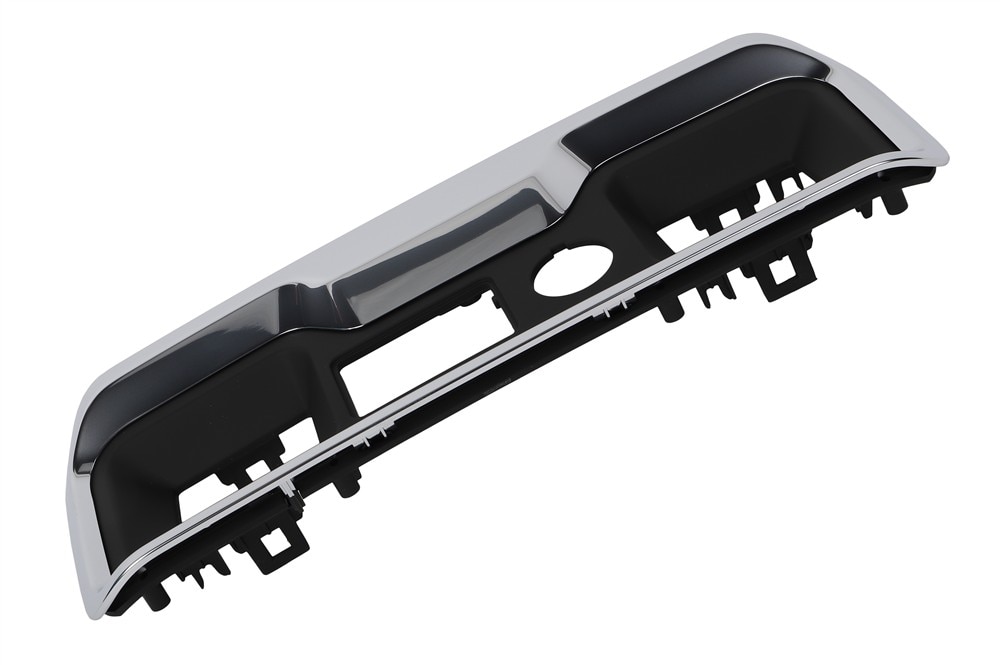 GM Genuine Parts Jet Black Front Floor Rear Console Trim Plate