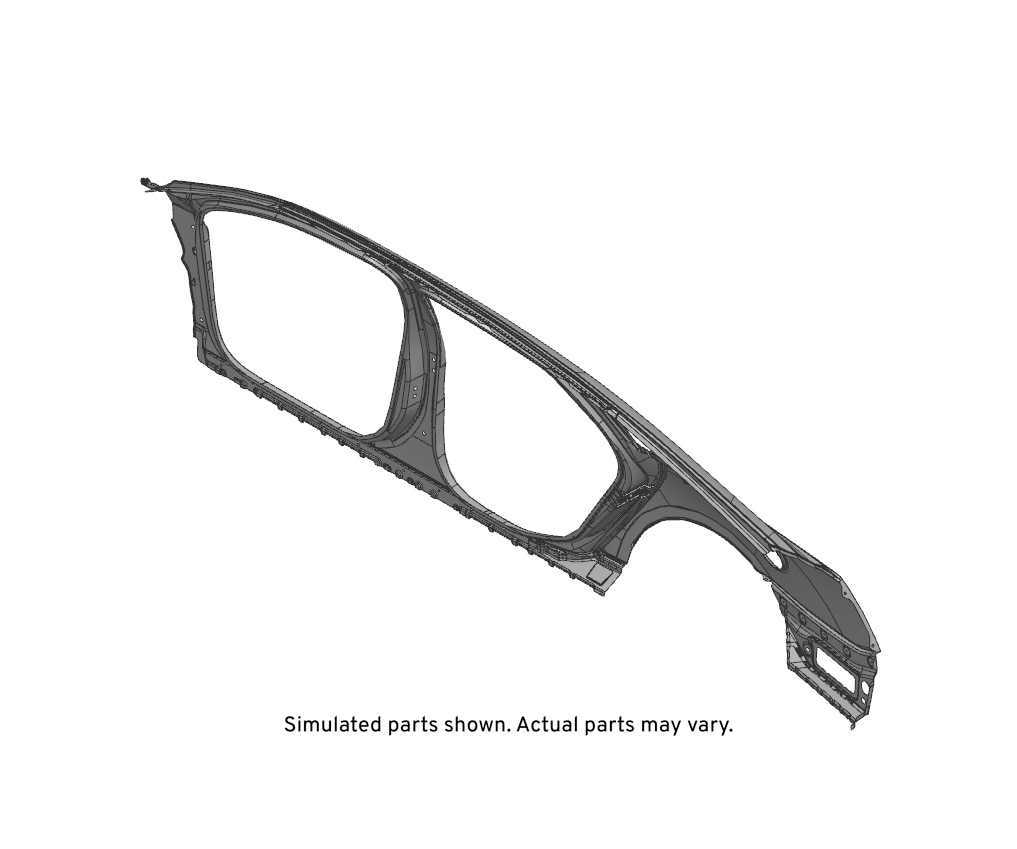 GM Genuine Parts Body Side Passenger Side Outer Panel