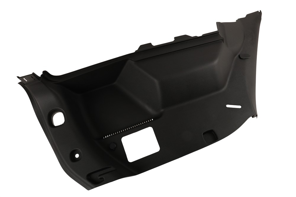 GM Genuine Parts Black Passenger Side Quarter Lower Rear Trim Panel