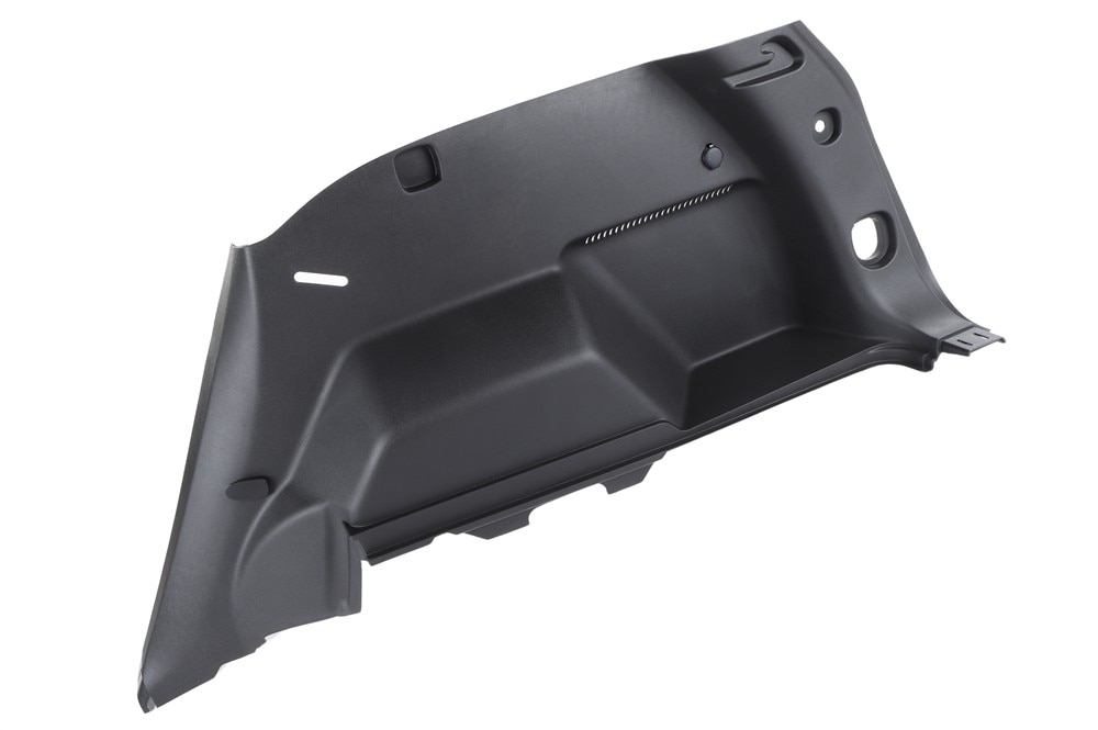GM Genuine Parts Black Passenger Side Quarter Lower Rear Trim Panel