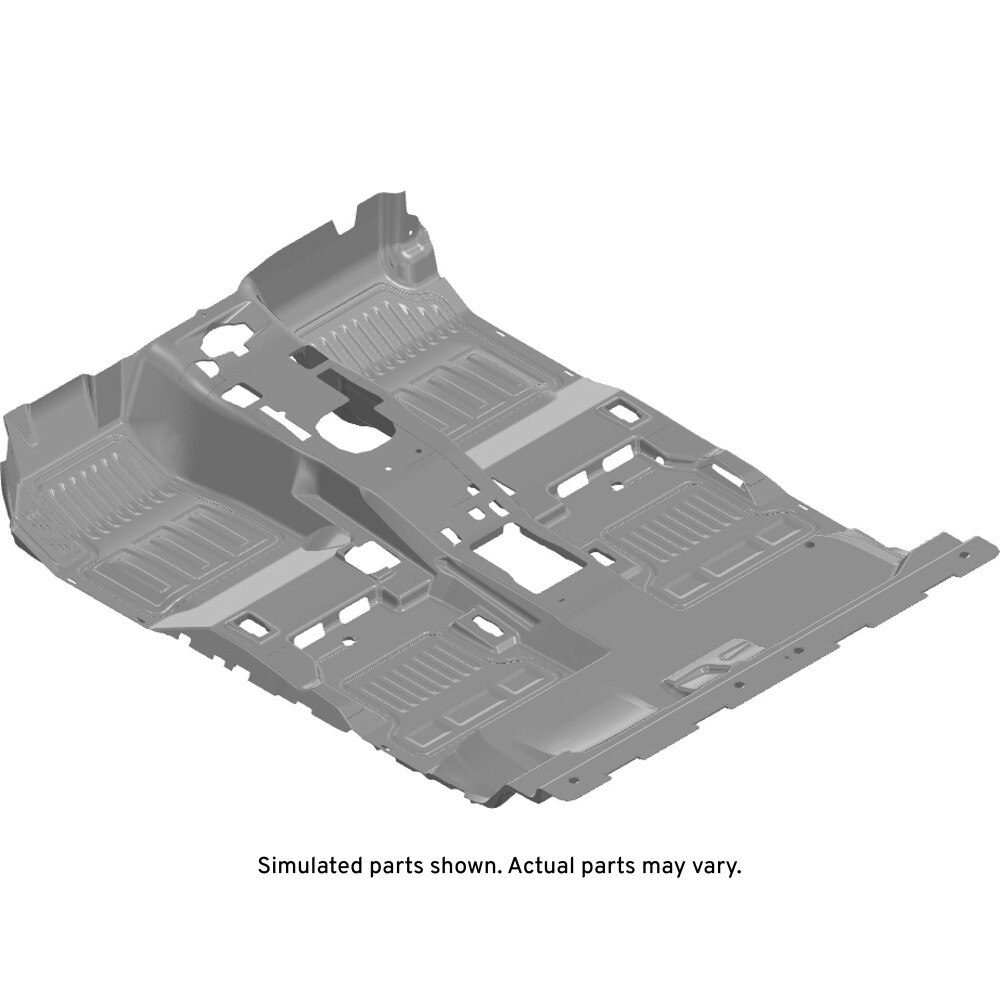 GM Genuine Parts Black Floor Panel Mat