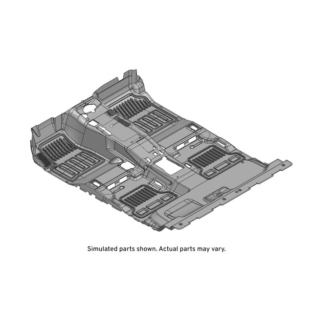 GM Genuine Parts Black Floor Panel Mat