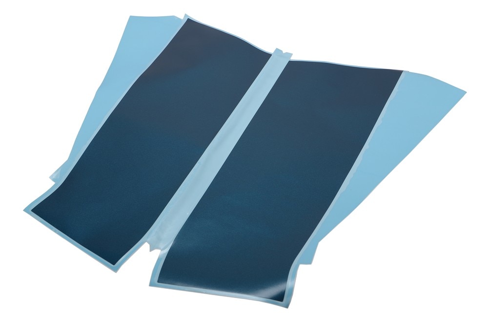 GM Genuine Parts Blue Front Bumper Fascia Upper Decal