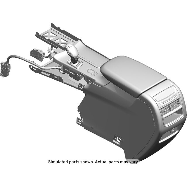 GM Genuine Parts Black Front Floor Console