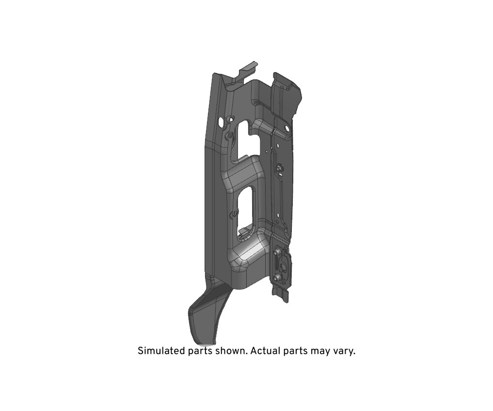 GM Genuine Parts Driver Side Pickup Box Side Panel Rear Inner Pillar