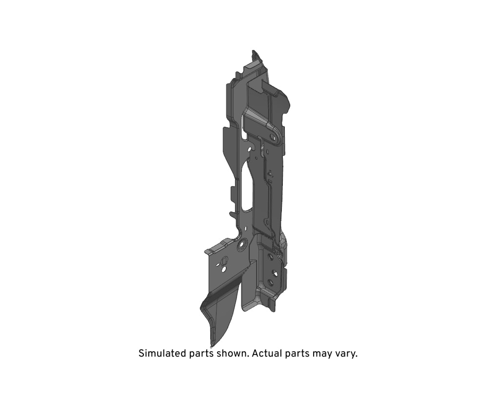 GM Genuine Parts Passenger Side Pickup Box Side Panel Rear Inner Pillar