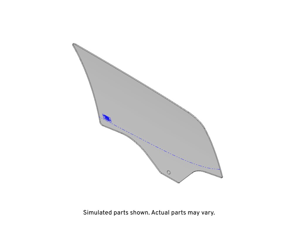 GM Genuine Parts Rear Passenger Side Door Window