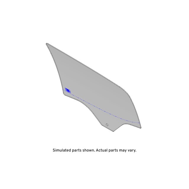 GM Genuine Parts Rear Passenger Side Door Window