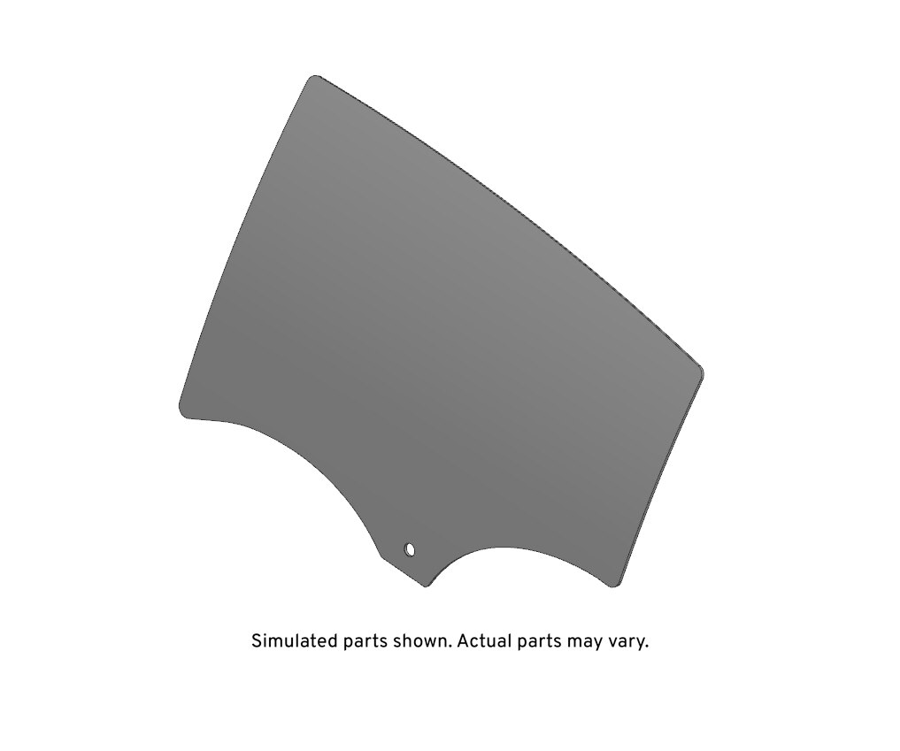 GM Genuine Parts Driver Side Rear Door Window