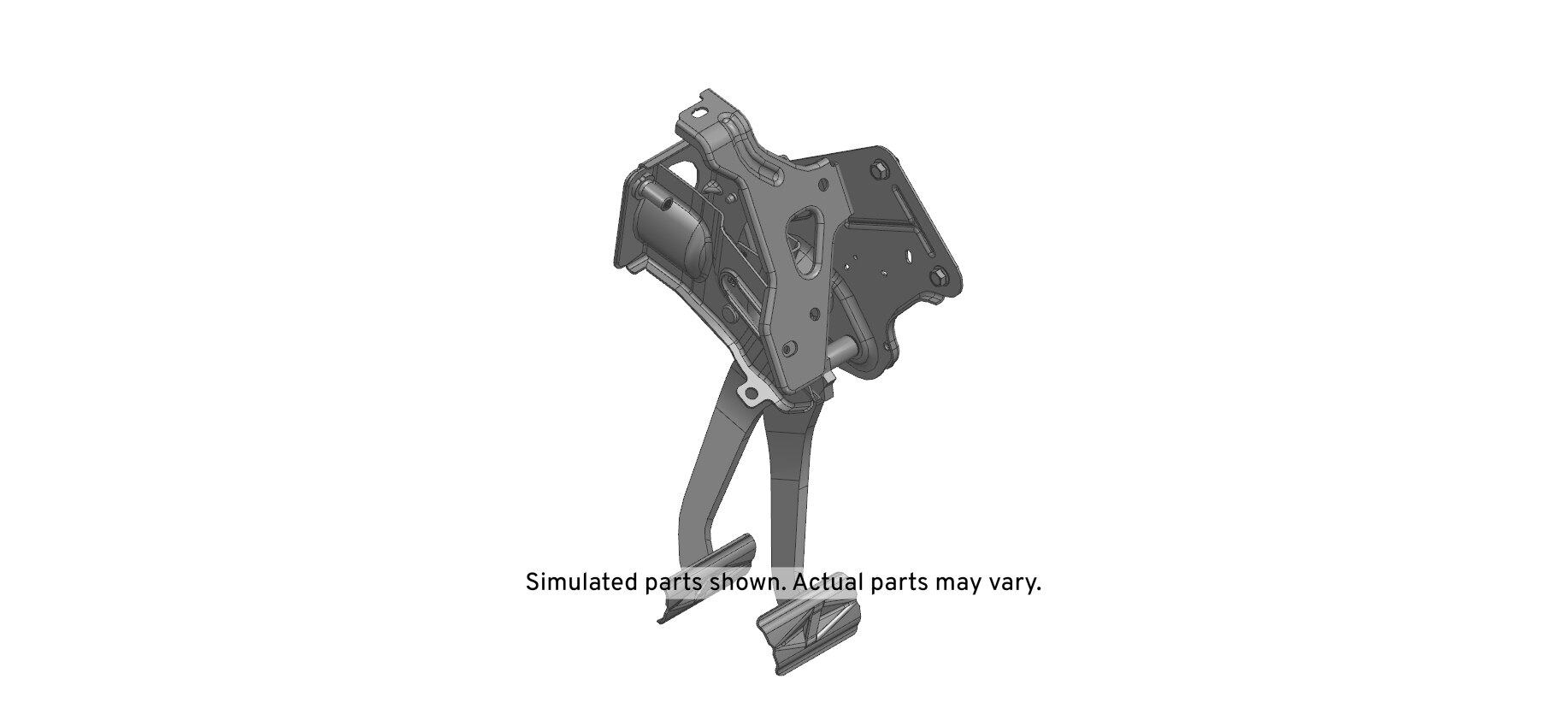 GM Genuine Parts Brake and Accelerator Pedal Bracket