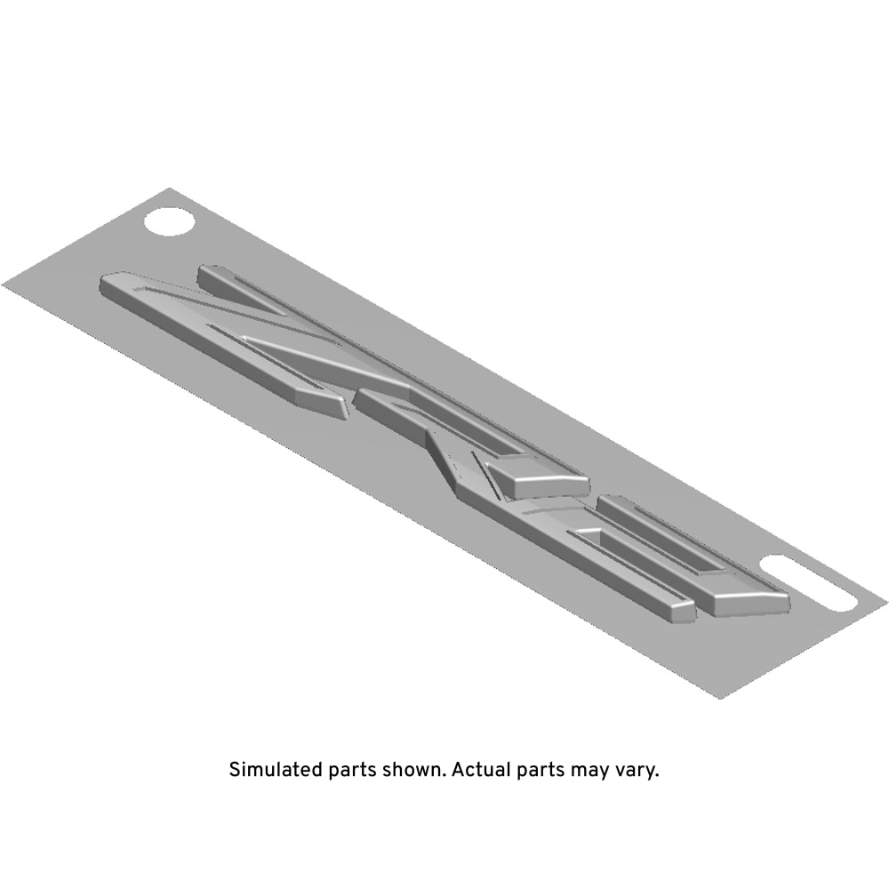 GM Genuine Parts Tailgate Trim Level Name Plate