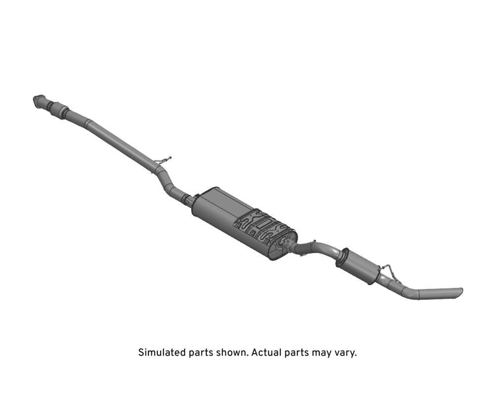 GM Genuine Parts Exhaust Muffler with Exhaust Pipe